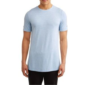 Russell Men's Seamless Performance Training Fit Short Sleeve Tee light blue